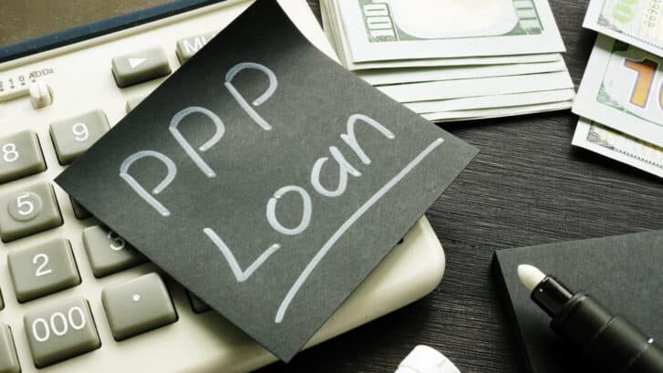 Memo,Sign,Ppp,Loan,Paycheck,Protection,Program,On,The,Black