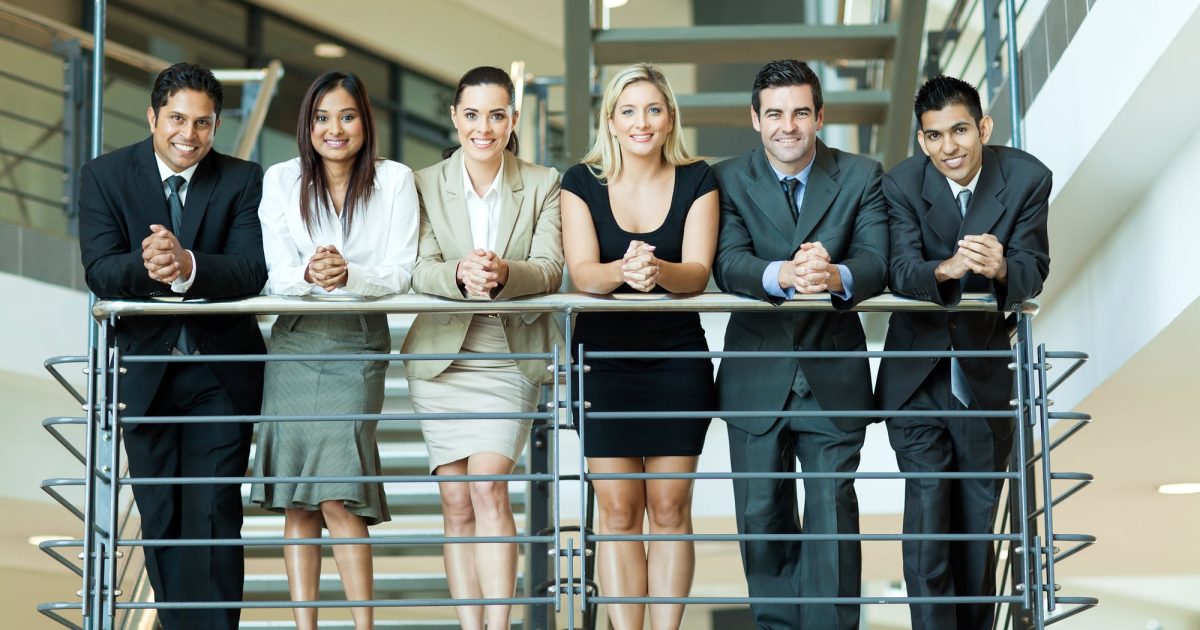 group of business people