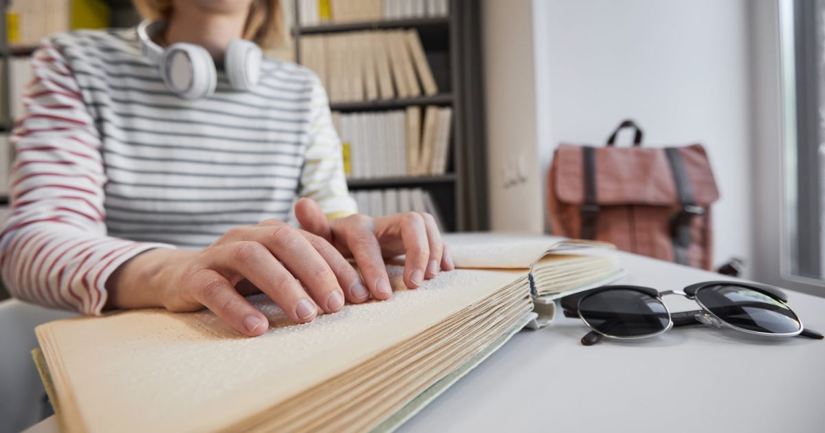 Visually Impaired Student