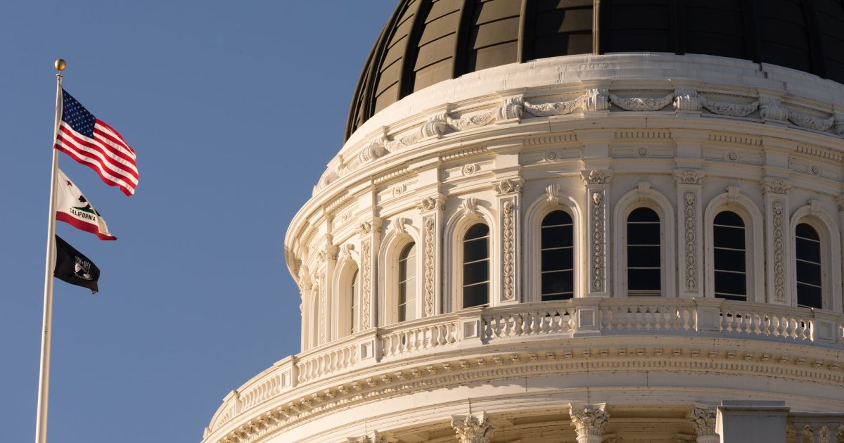 Downtown Sacramento California Capital Dome Building City Skylin