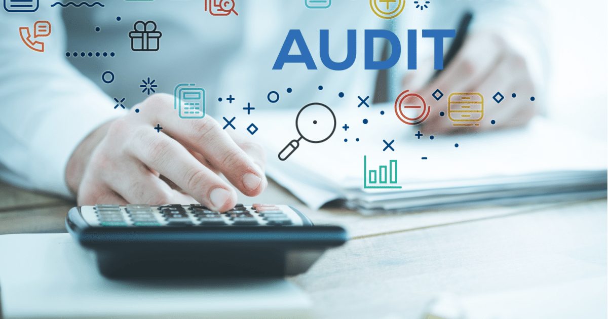 person prepping for audit