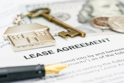 lease agreement and key